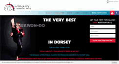Desktop Screenshot of integritymartialarts.co.uk